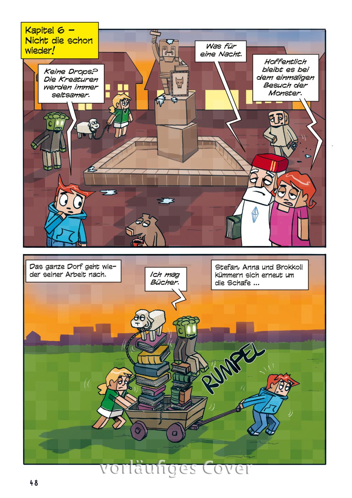 Minecomic Bd.4: Piglins - bis die Lava zischt! Minecomic Bd.4: Piglins - bis die Lava zischt!