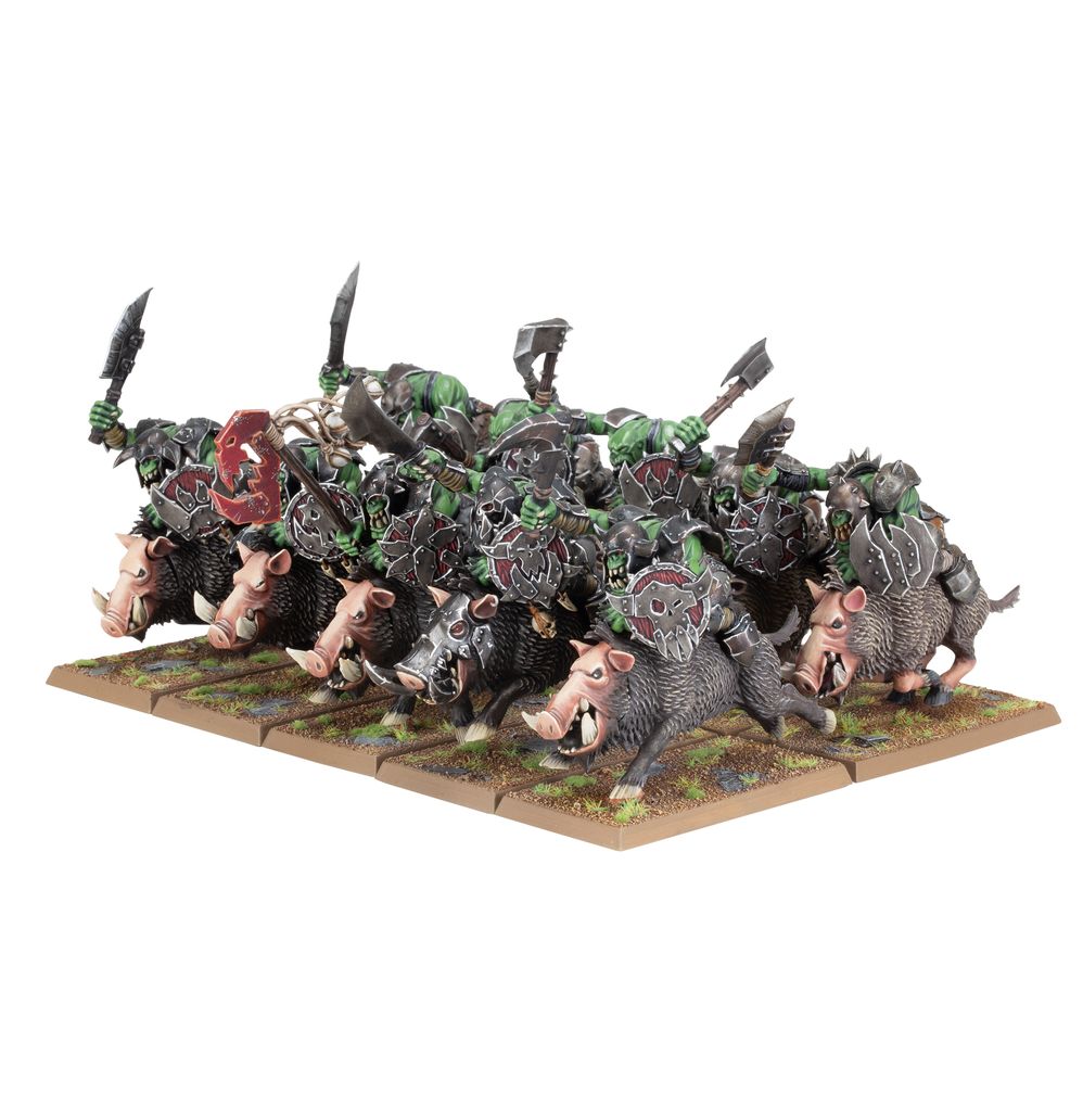 Warhammer: The Old World Orc & Goblin Tribes - Orc Boar Boyz