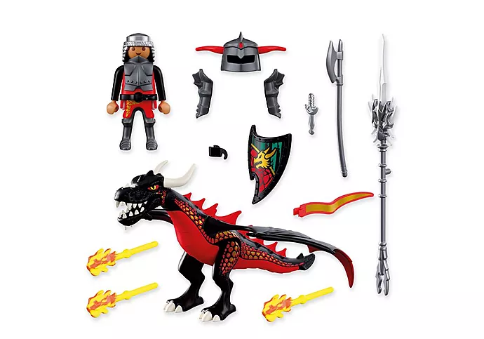 Playmobil: Knights - Schwarzer Drache Playmobil: Knights - Schwarzer Drache