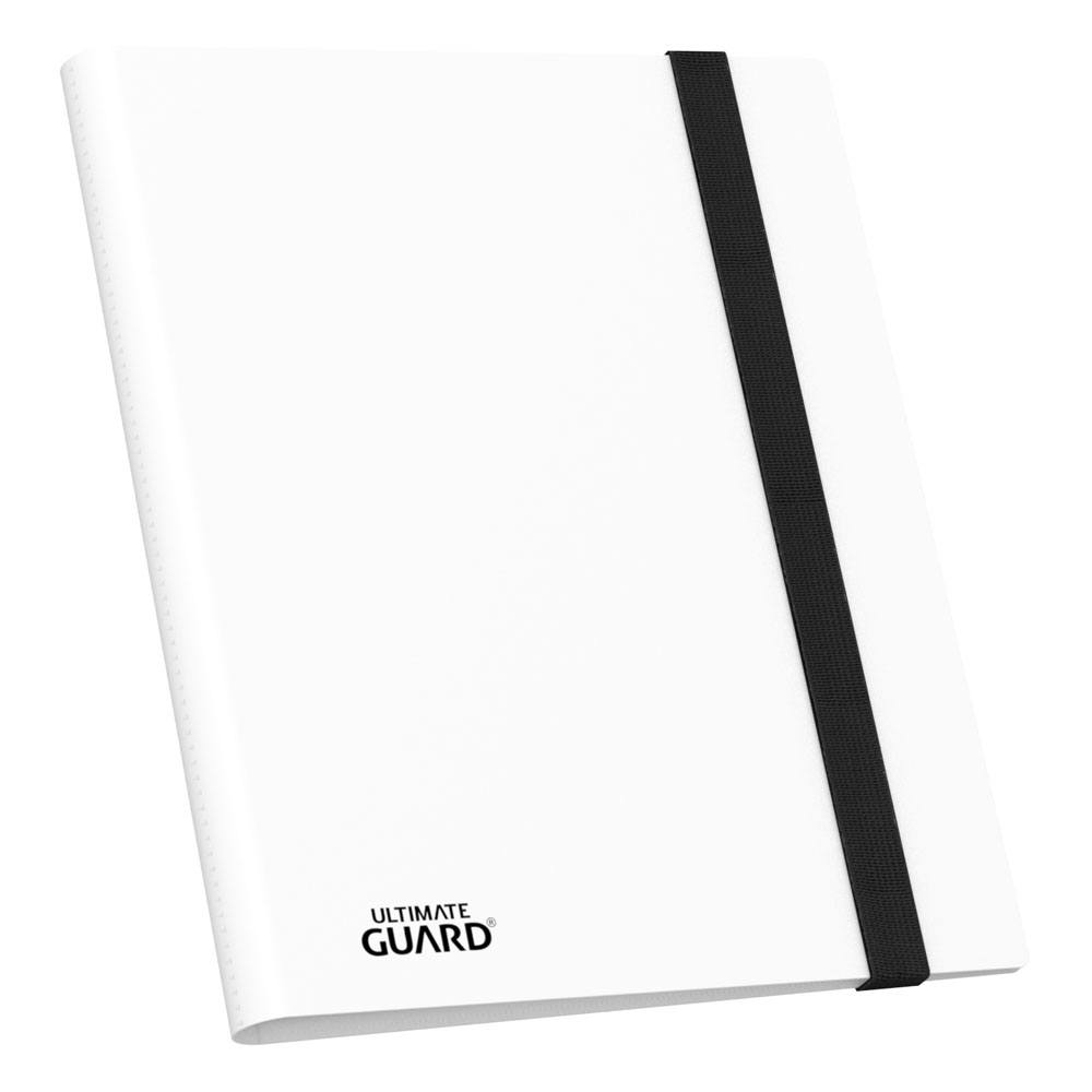 Ultimate Guard: Kartenmappe Flexfolio 9-Pkt weiss Notizbuch, Weiß, Hülle, Gummiband, A4