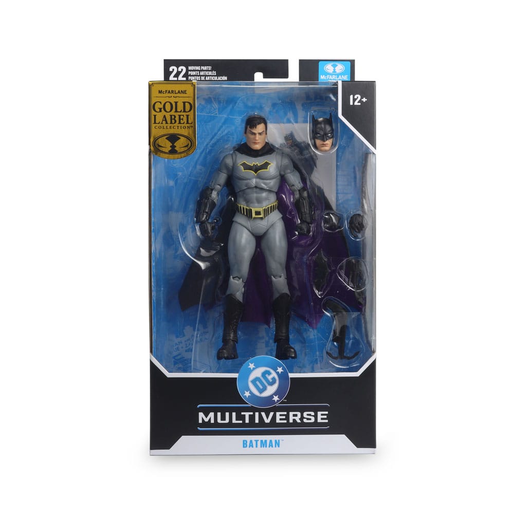 DC Multiverse AF: Bstman (Rebirth #1) Gold Label 18cm Batman, Person