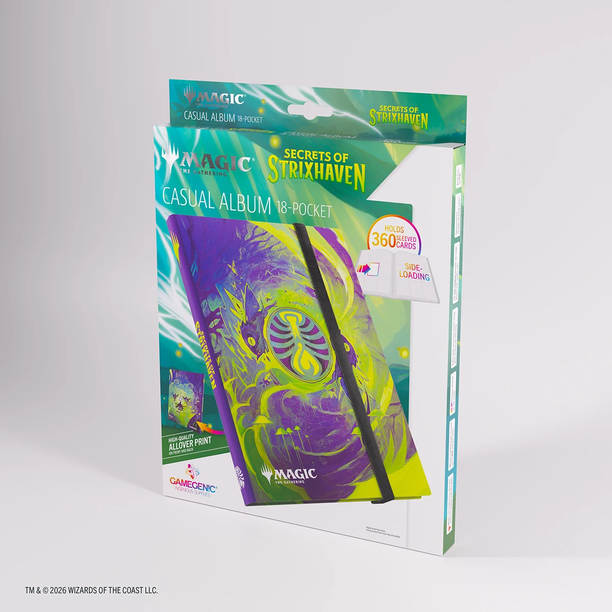 Gamegenic: Album 18-Pocket Casual Magic Strixhaven - Witherbloom