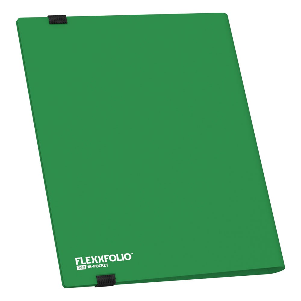 Ultimate Guard: Kartenmappe Flexfolio 9-Pkt grün Faltblock, Klemmbrett, Grün, Pocket-Notizblock, Notizblock