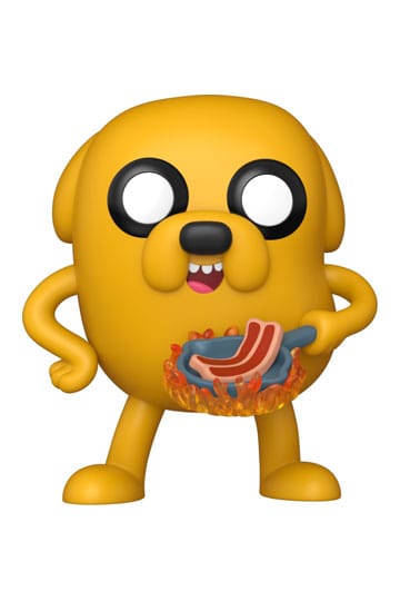 Adventure Time: POP Jake mit Bacon (2152) figurine, spielzeug, hund, gelb, rundform