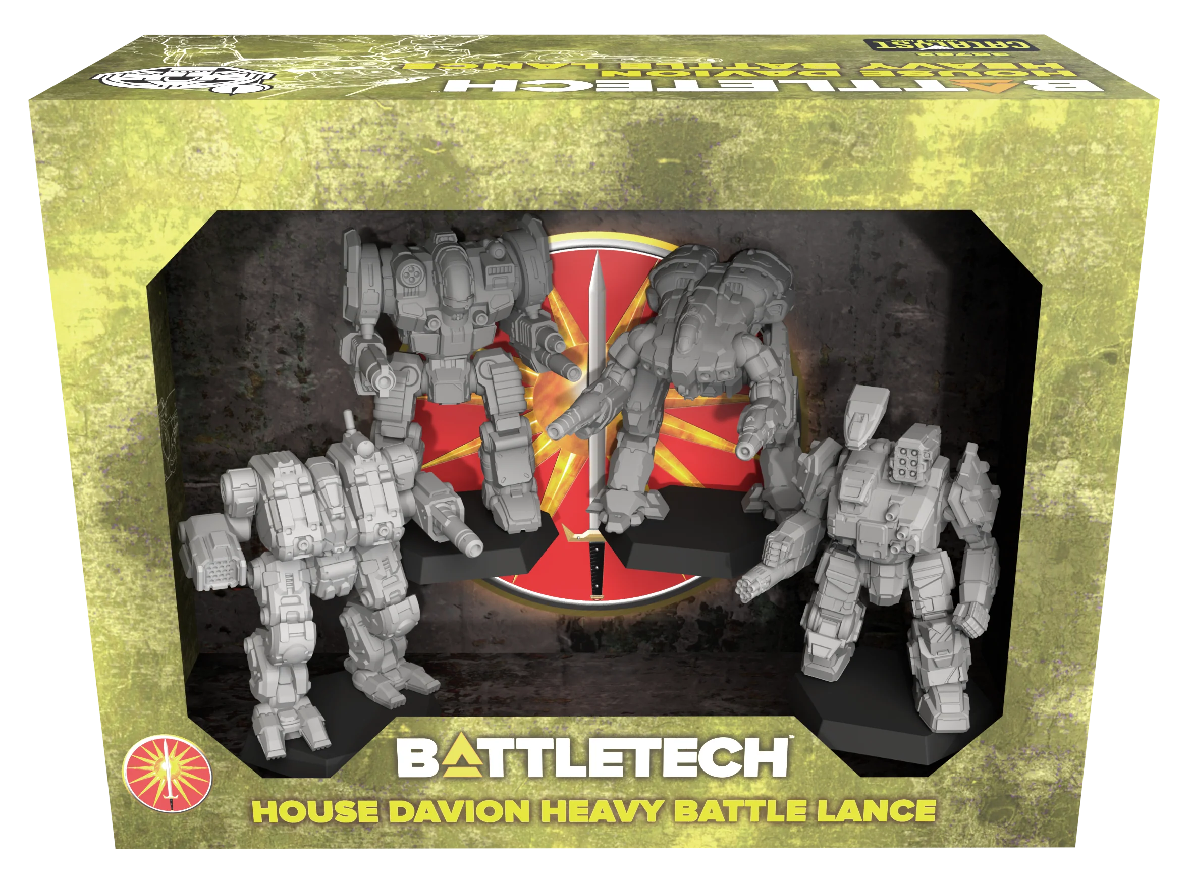 Battletech: House Davion Heavy Battle Lance Battletech: House Davion Heavy Battle Lance