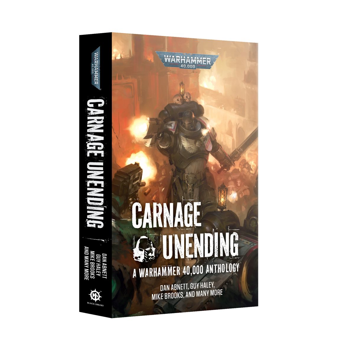 Warhammer 40k Novel: Carnage Unending Karnage Unending, Warhammer 40,000, Anthology, Space Marines, Cover art