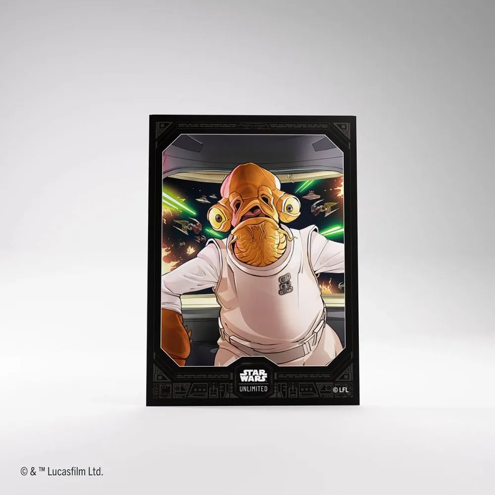 Star Wars Unlimited CCG: Supply - Art Sleeves Admiral Ackbar Star Wars Unlimited CCG: Supply - Art Sleeves Admiral Ackbar