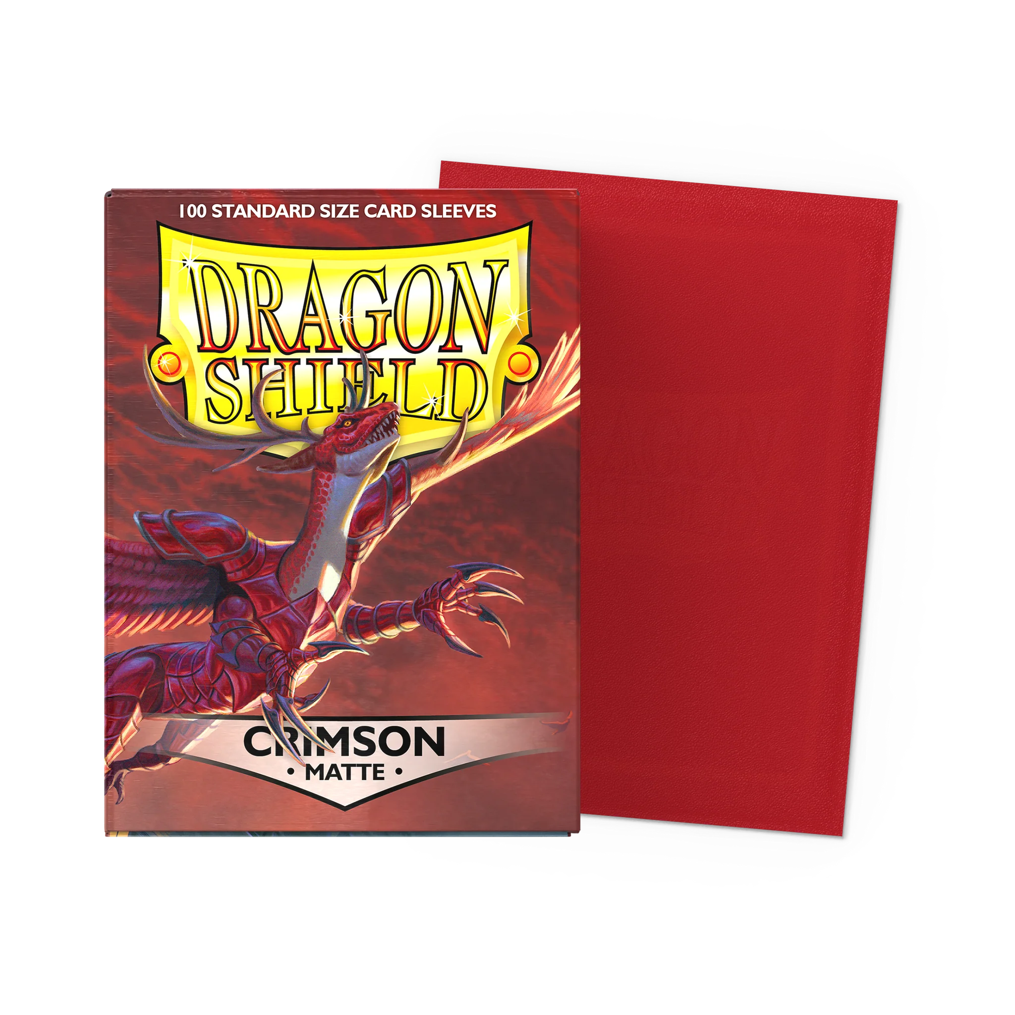 Dragon Shield, Spielkartenhüllen, Crimson Matt, Drache, Kartenschutzhülle