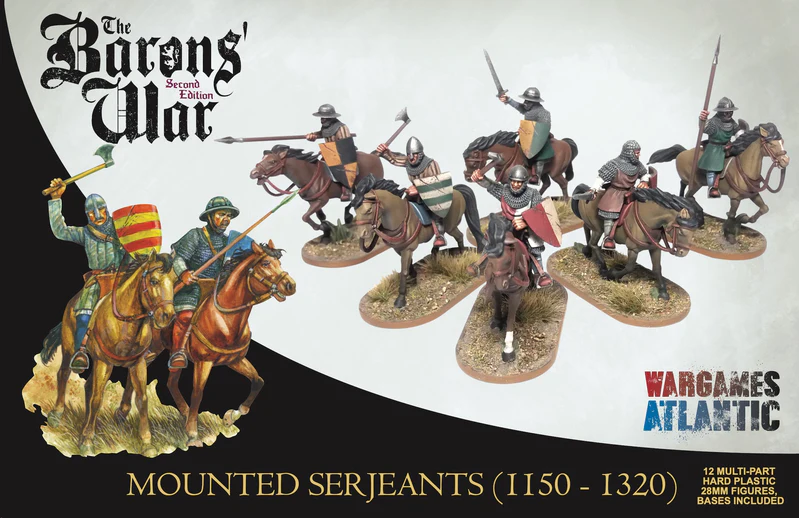 Wargames Atlantic: Mounted Serjeants (1150-1320)