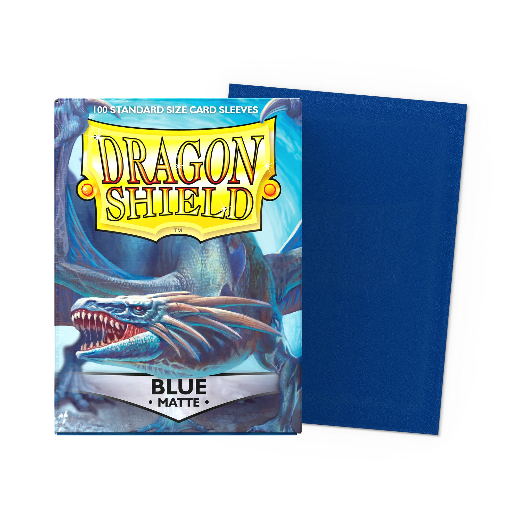 Dragon Shield - Matte Blue kartenhülle, dragon shield, blue matte, kartenblister, drachenmotiv