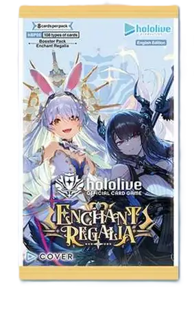 Hololive CCG: Enchant Regalia Boosterpack (HPB05) Trading Card, Karte Spiel, Cover, Illustration, Enchanting Regalia