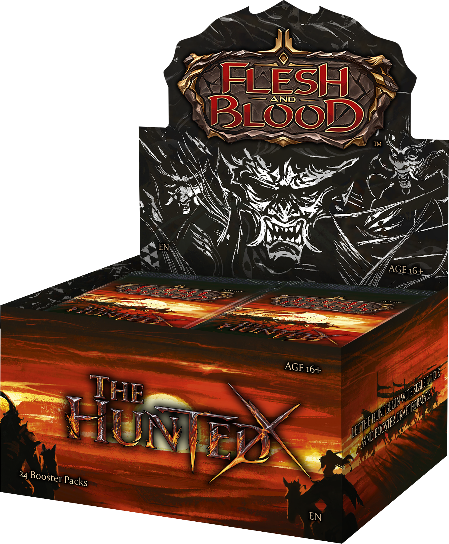 Flesh & Blood TCG: The Hunted Booster Display