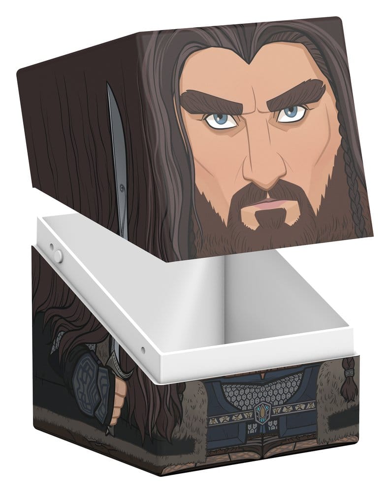 Ultimate Guard: Deckbox Squaroes Hobbit - Thorin Oakenshield (HOB003) Kunststoff Box, Aufsteller, Drachentyp, Figur-Illustration, Mittelalter Armor