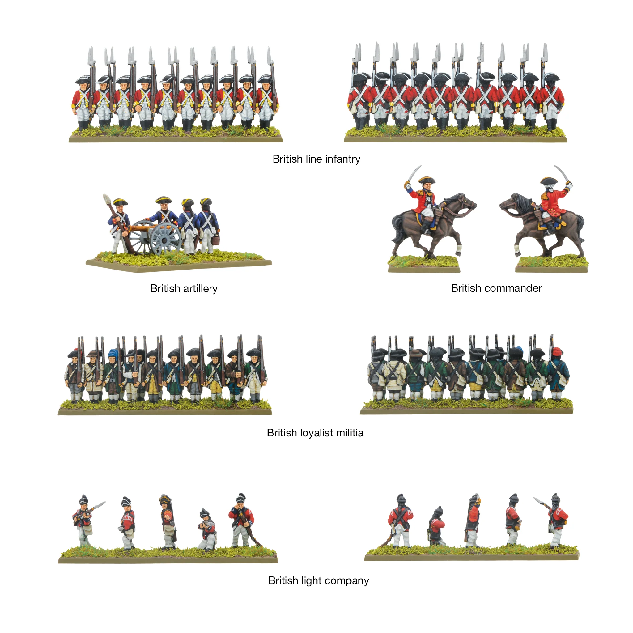 Black Powder Epic Battles: Revolution - British Army Brigade Black Powder Epic Battles: Revolution - British Army Brigade