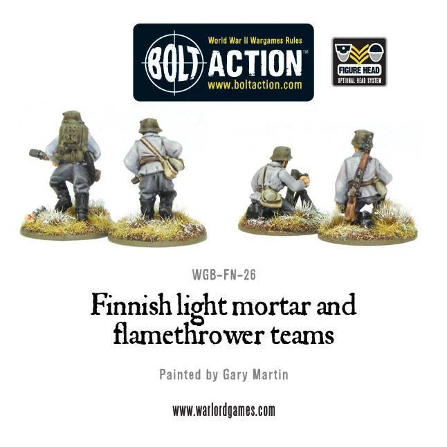 Bolt Action: Finnish - Light Mortar & Flame Thrower