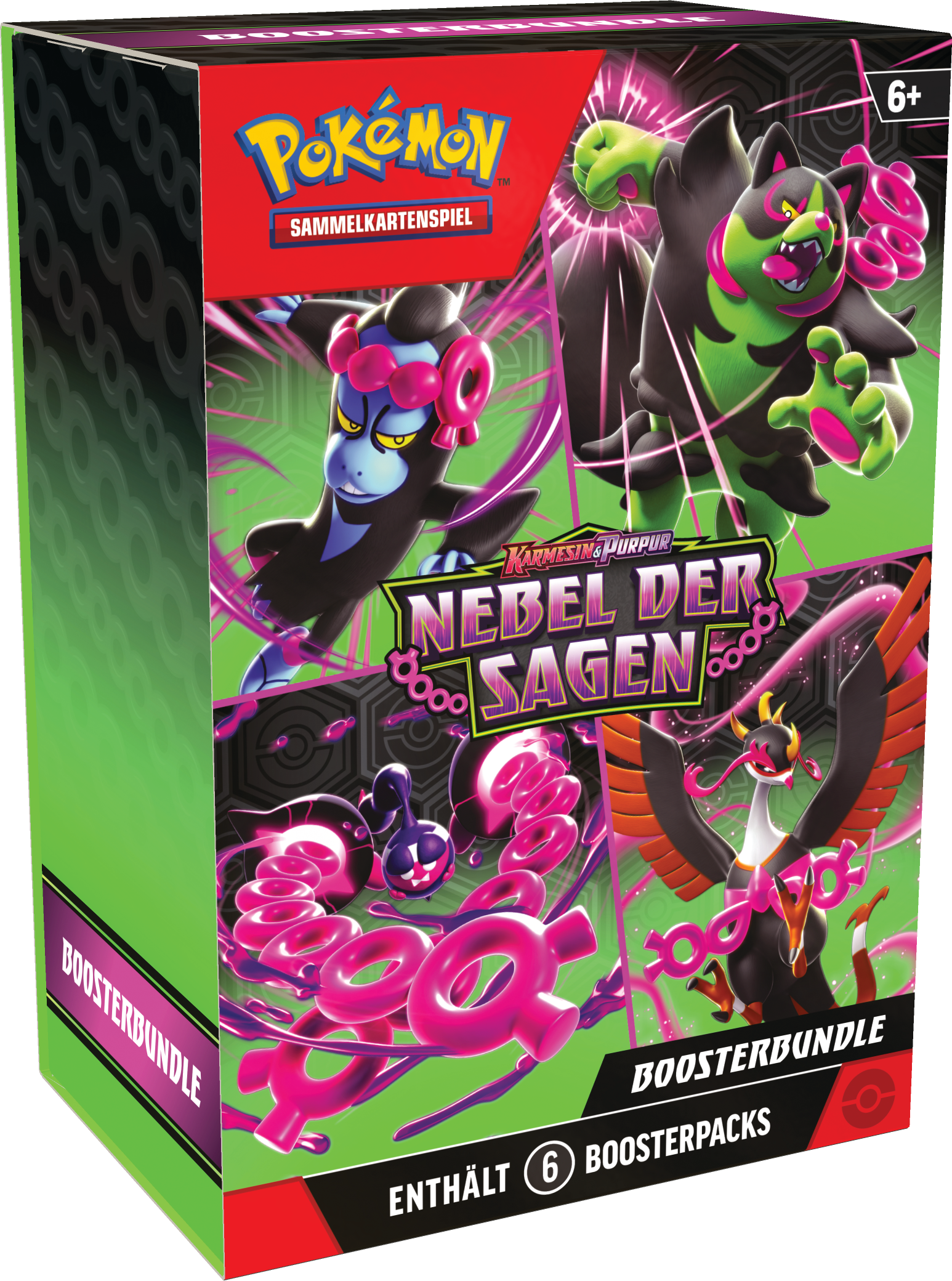 Pokémon CCG dt.: Karnesin & Purpur Nebel der Sagen Boosterbundle (KP6.5)