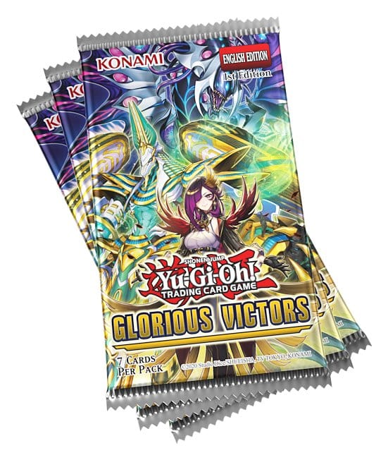 Trading card, Card game, Yu-Gi-Oh, Glorious Victors, 7 cards per pack