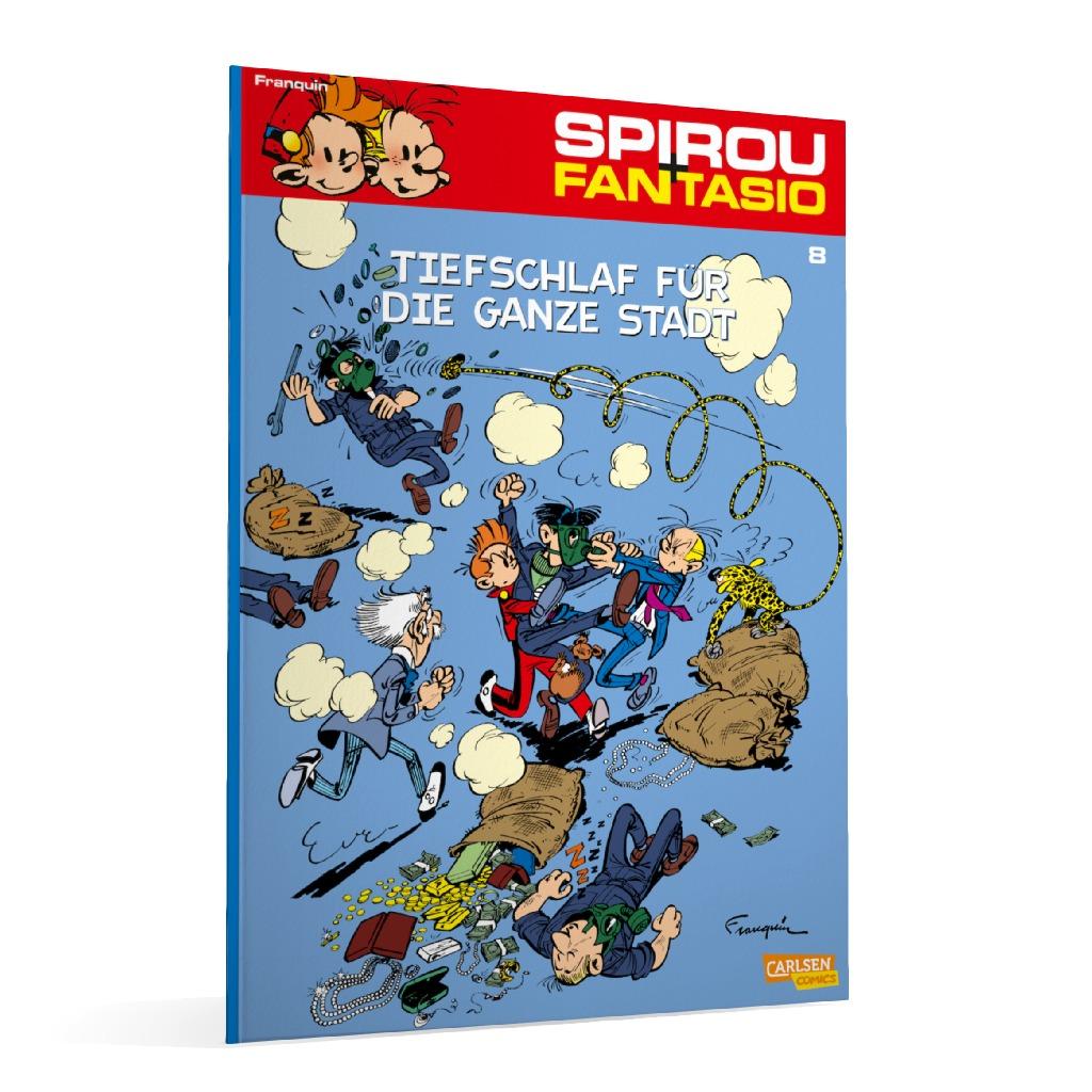 Spirou & Fantasio Bd.8: Tiefschlaf für die ganze Stadt (Neuausgabe)