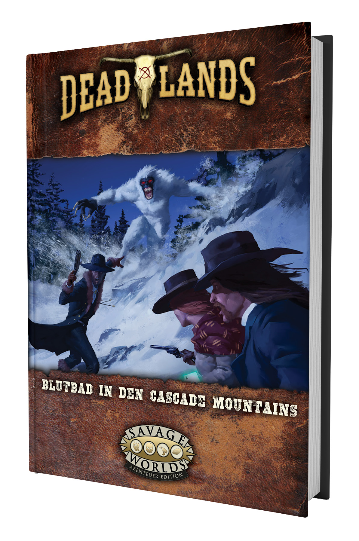 Deadlands, Blut in den Cascade Mountains, Western, Helden-Fantasy, Savage Worlds