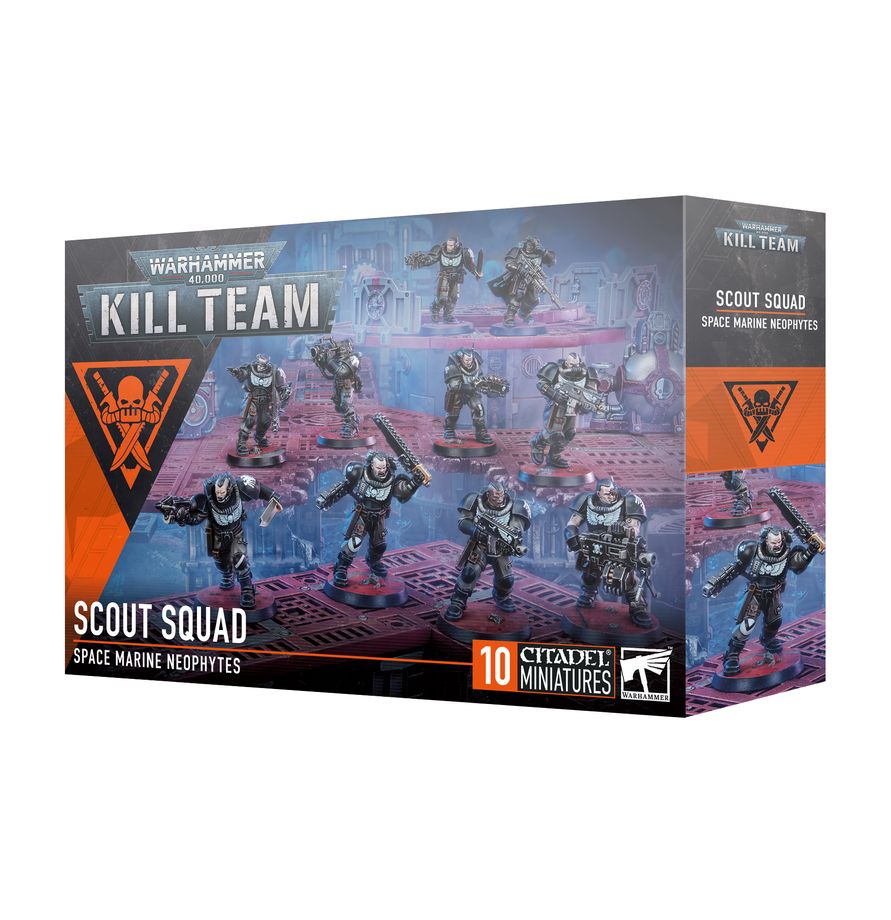 Warhammer 40k: Kill Team - Scout Squad Kultisten, Kampfeinheit, Space Marines, Miniaturen, Scout Squad