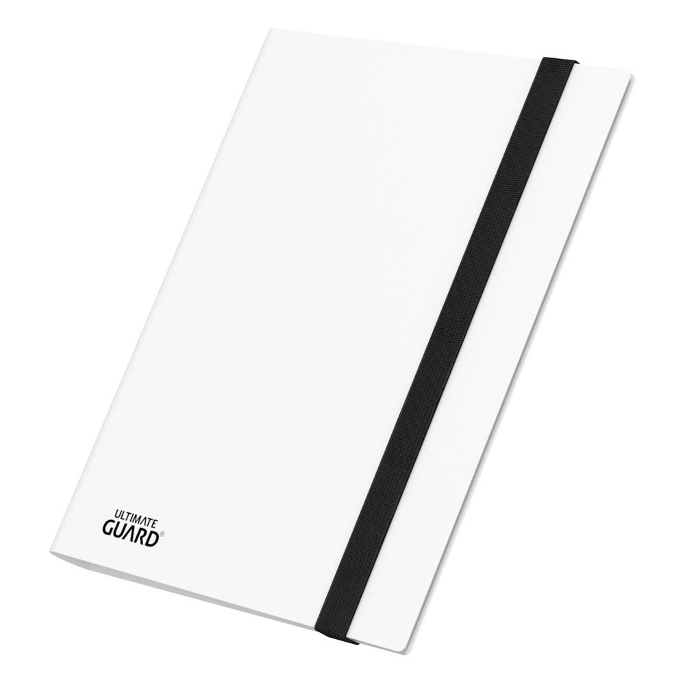 Ultimate Guard: Kartenmappe Flexfolio 9-Pkt weiss Notizbuch, Smartphone-Notizbuch, White, Gummiband, A4-Format