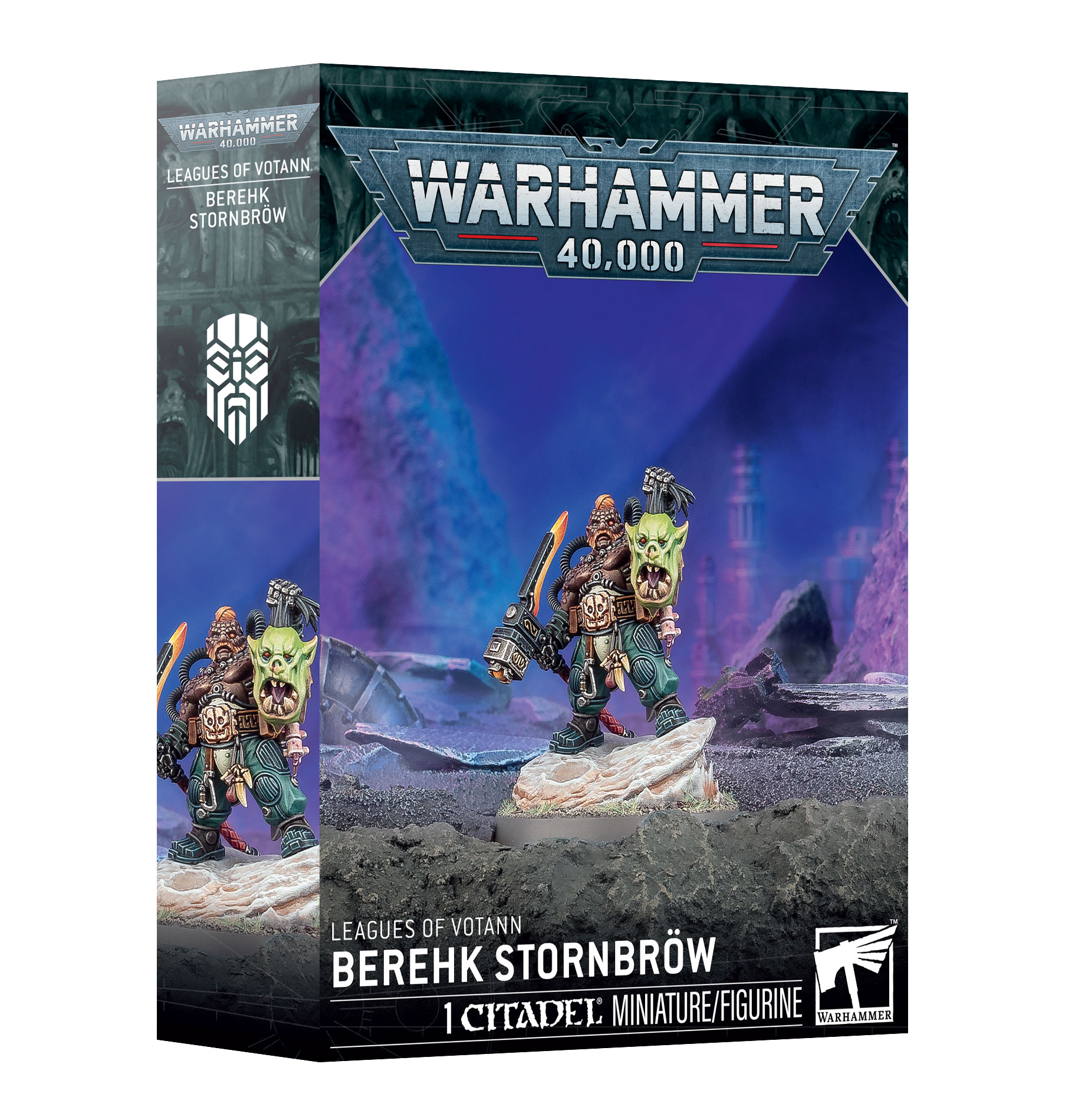 Warhammer 40k: Leagues of Votann - Berehk Stornbröw Wargaming Miniatur, Ork, Beastmann, Citadel Miniatur, Warhammer 40,000