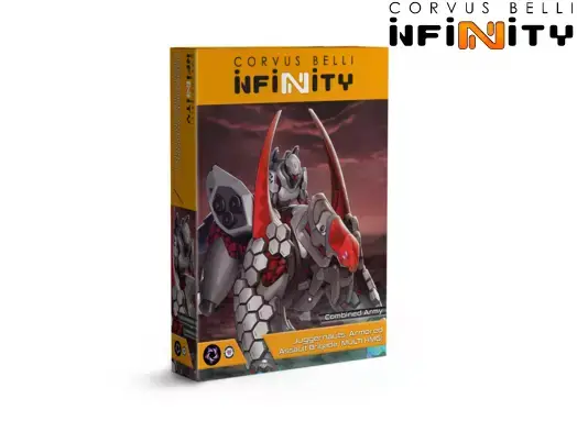 Infinity: Combines Army - Juggernauts, Armored Assault Brigade (MULTI HMG) Infinity: Combines Army - Juggernauts, Armored Assault Brigade (MULTI HMG)