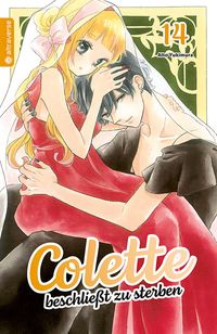 Manga, Mädchen, Brille, Rotes Kleid, Blonde Haare