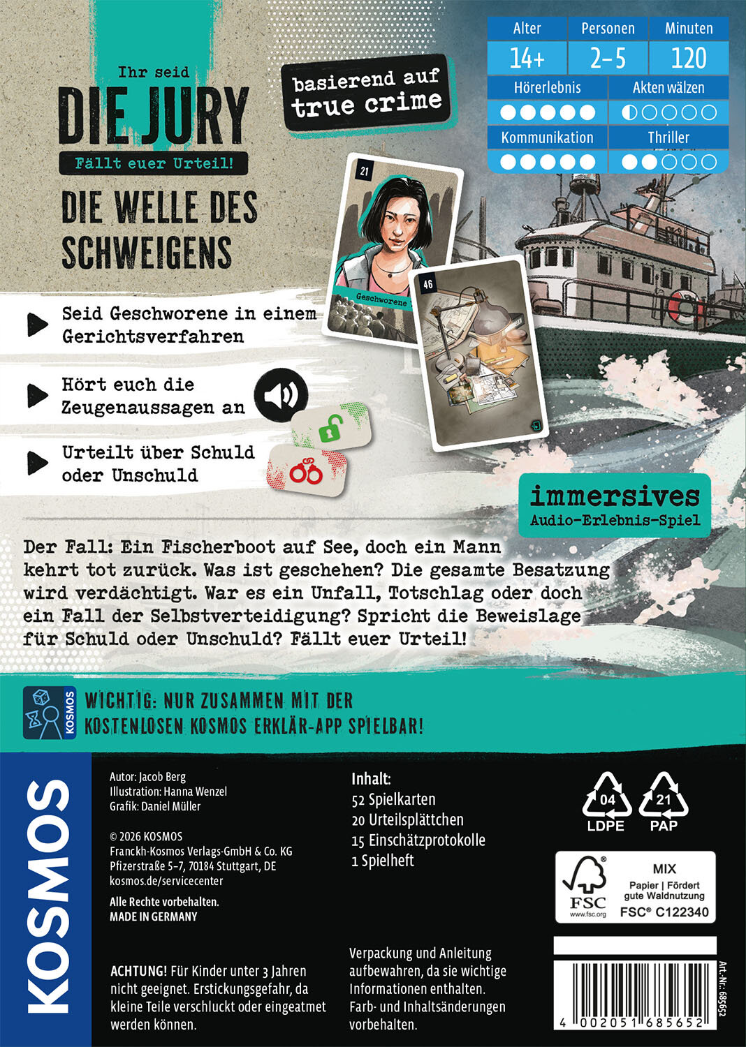 Kartenspiel, Gerichtsszenario, Gericht, Beweisfiguren, Seemann船