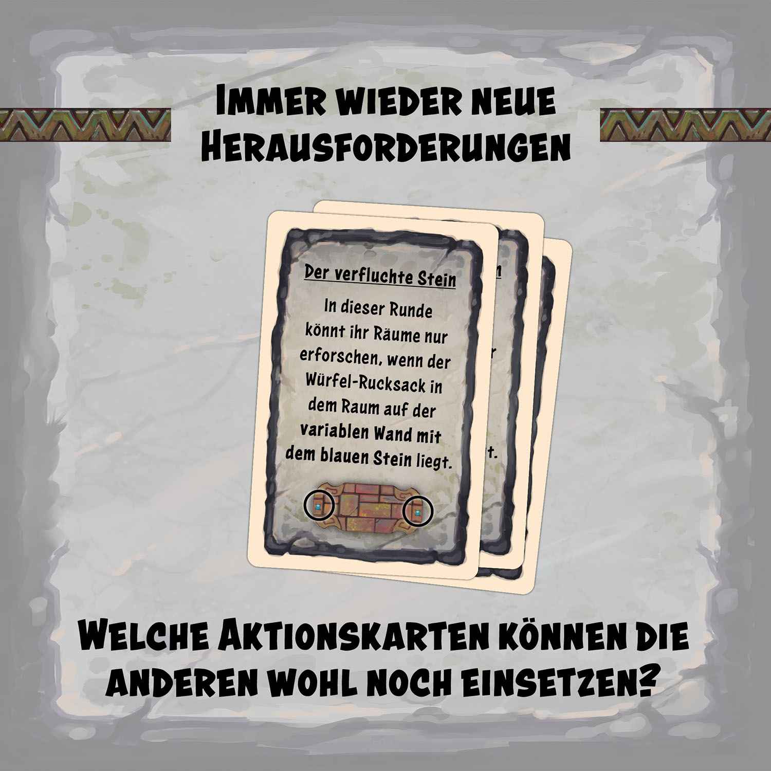 Temple Twist Karten, Spielkarten, Rätselkarte, Deckblatt?, Puzzle-Karte