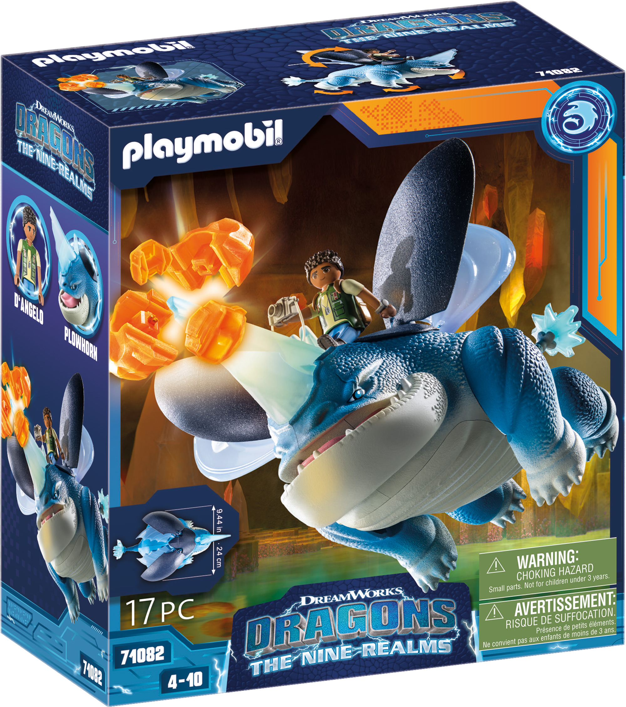 Playmobil: Dragons - Nine Realms Plowhorn & D'Angelo Playmobil: Dragons - Nine Realms Plowhorn & D'Angelo
