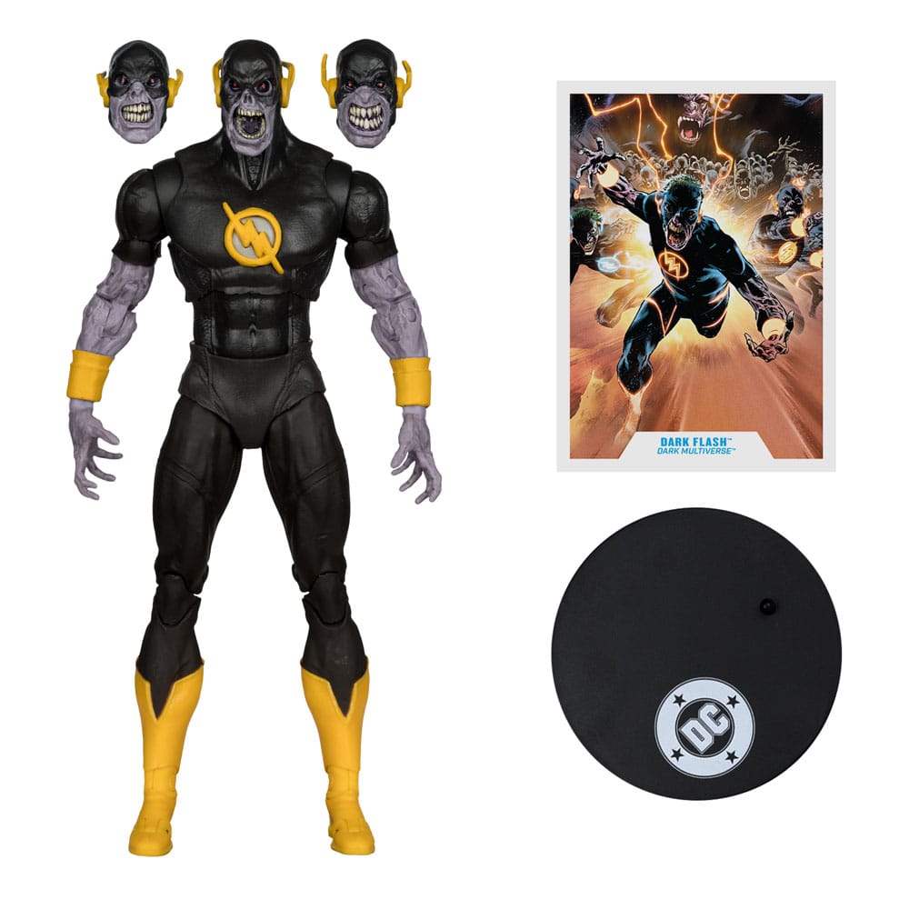 DC Multiverse AF: Dark Flash (Dark Multiverse ) Red Platinum Edition 18cm Erwachsener, Männlich, Mann, Person, Eishockey-Puck