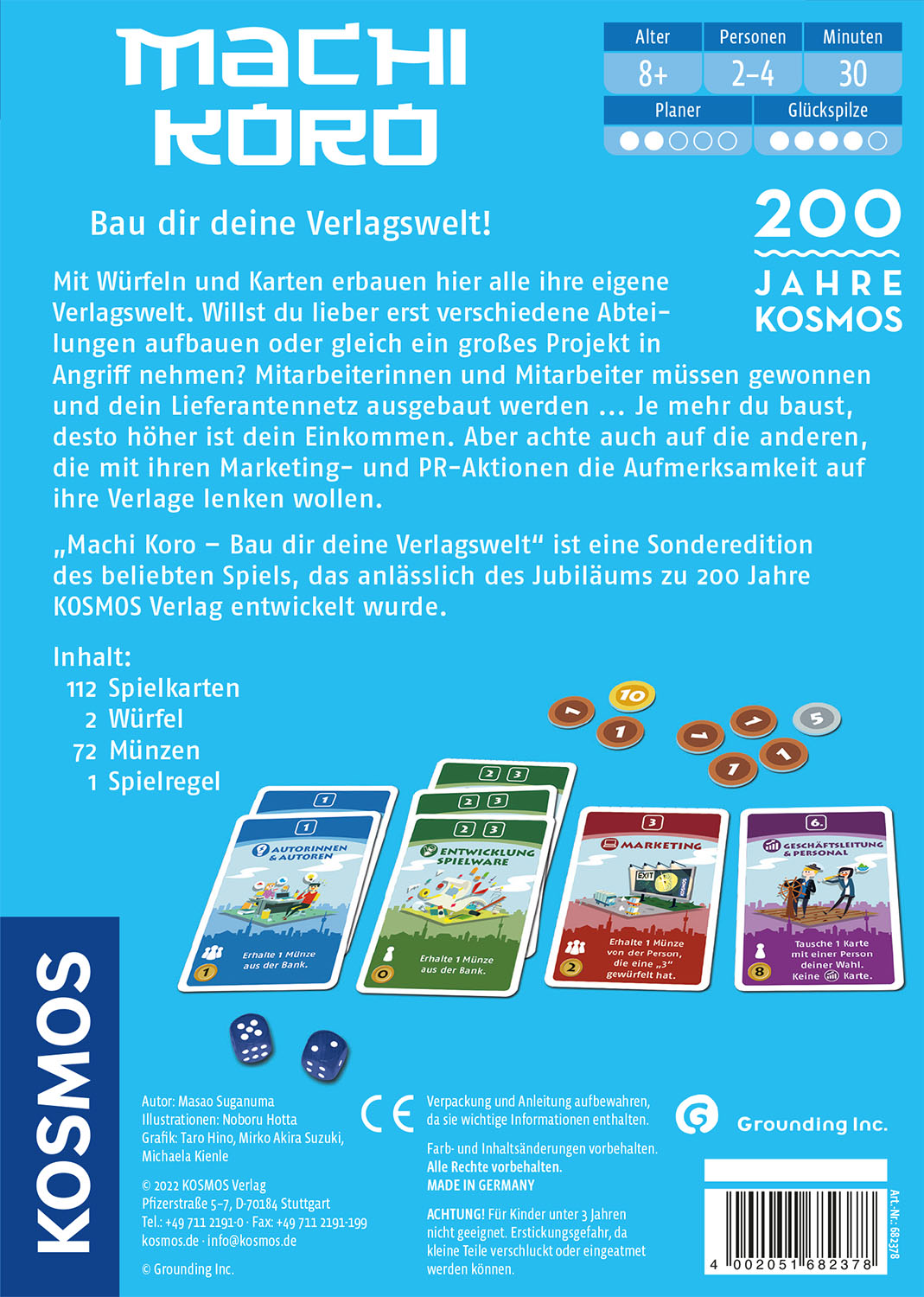 Machi Koro - Bau dir deine Verlagswelt Machi Koro - Bau dir deine Verlagswelt