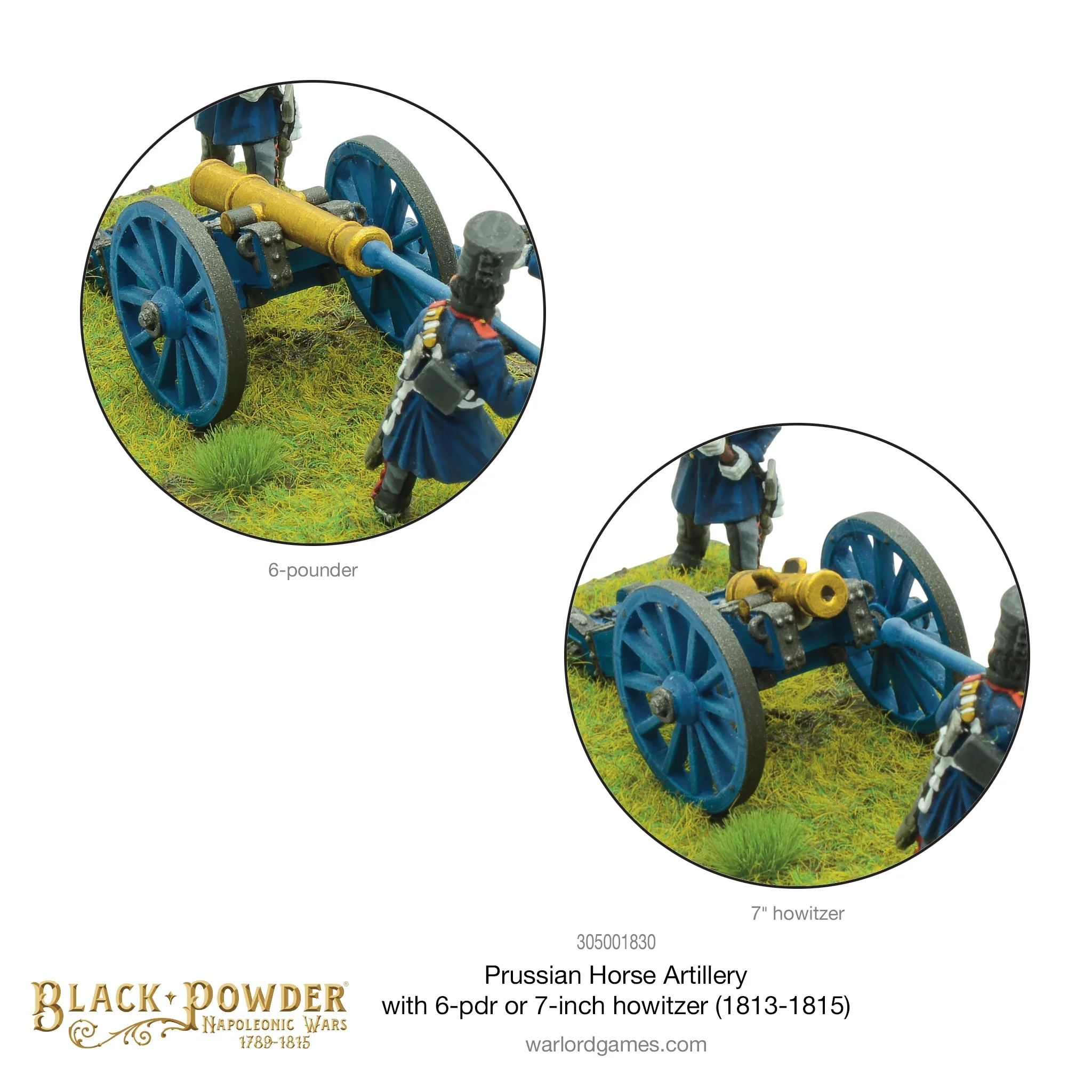Black Powder: Napoleonic Prussian Horse Artillery with 6-pdr (1813-1815)