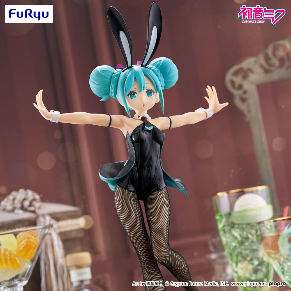 figurine, ohrenbunny, türkis haare, netzstrumpfhose, balletpose