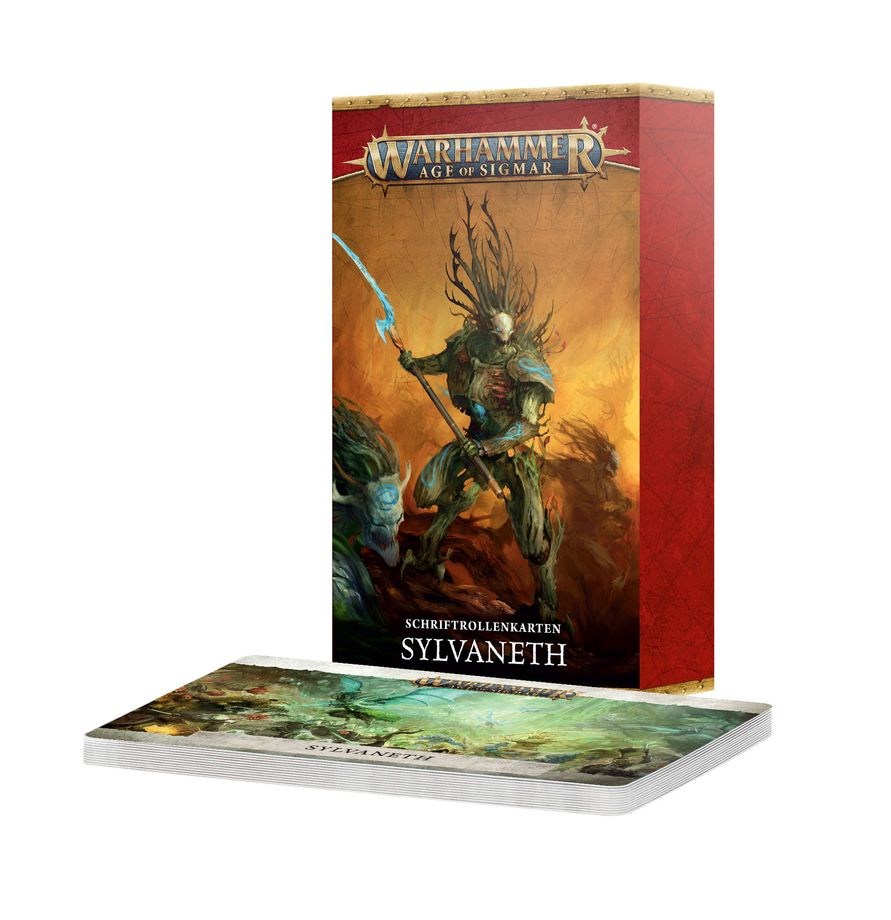 Age of Sigmar: Warscroll Cards - Sylvaneth dt. Warhammer, Sylvaneth, Schriftrollenkarten, Spielkarten, Boxenboxenset