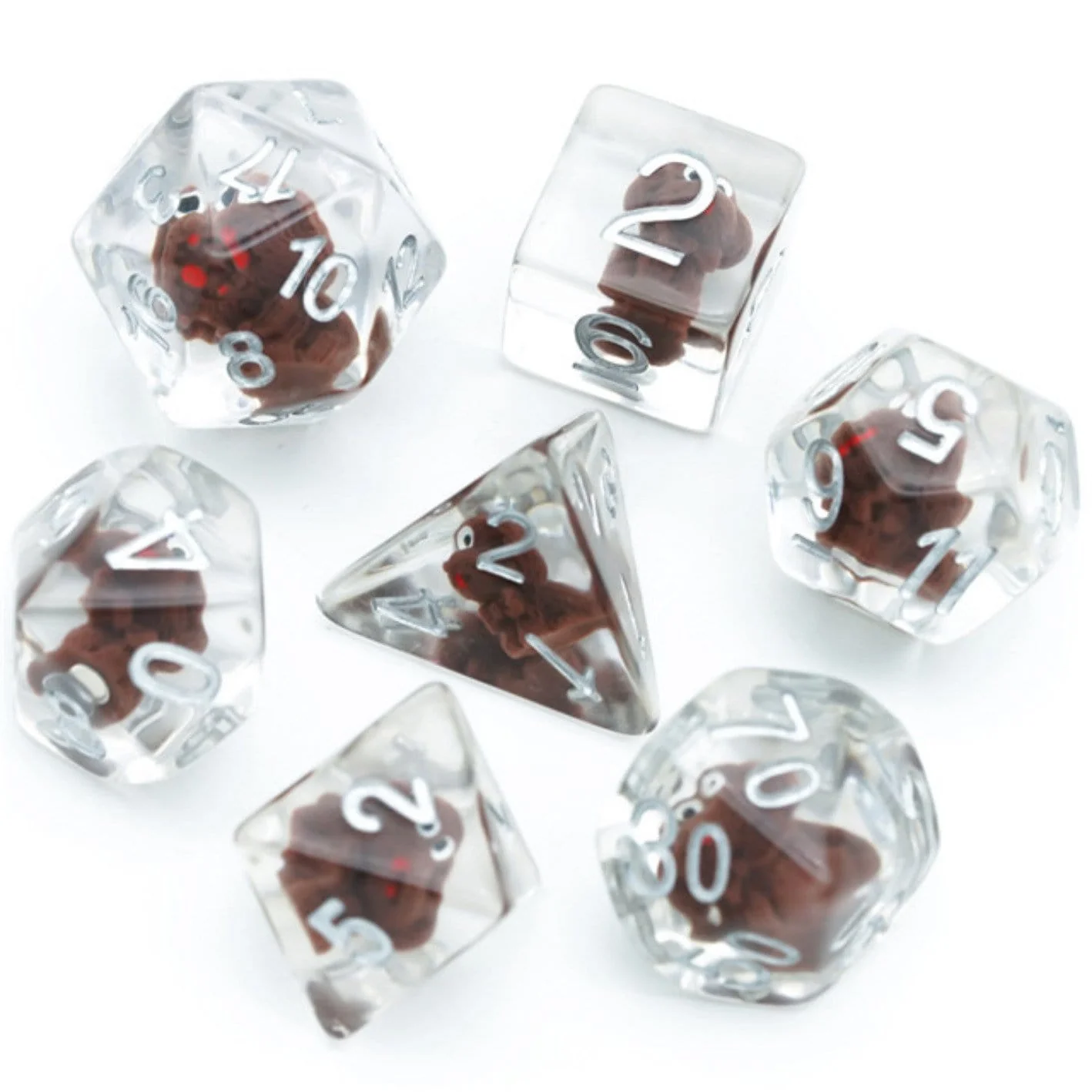 Polyhedral Dice Set: Fluffy Puppy (7)
