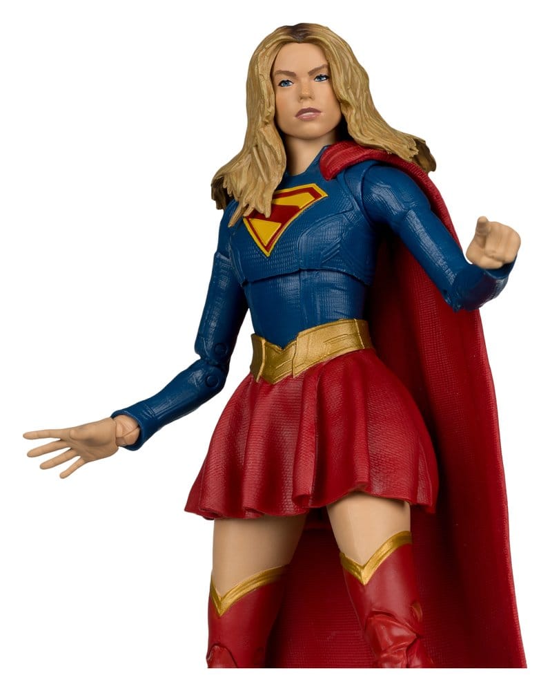 Supergirl, Action Figure, Cape, Blue suit, Red skirt