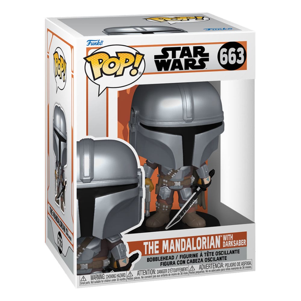 Star Wars: POP Mandalorian - Mandalorian/Darksaber (663)