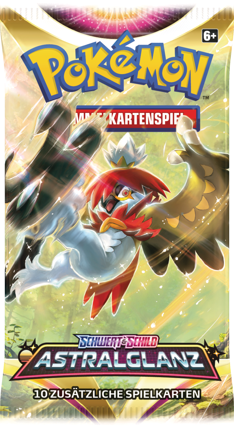 Pokémon CCG dt.: Schwert & Schild 10 - Astralglanz Boosterpack Pokémon CCG dt.: Schwert & Schild 10 - Astralglanz Boosterpack