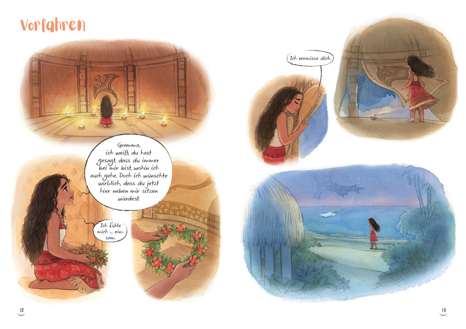 Vaiana: Finde deinen Weg comics, illustration, girl, Sandalen, rote Hose
