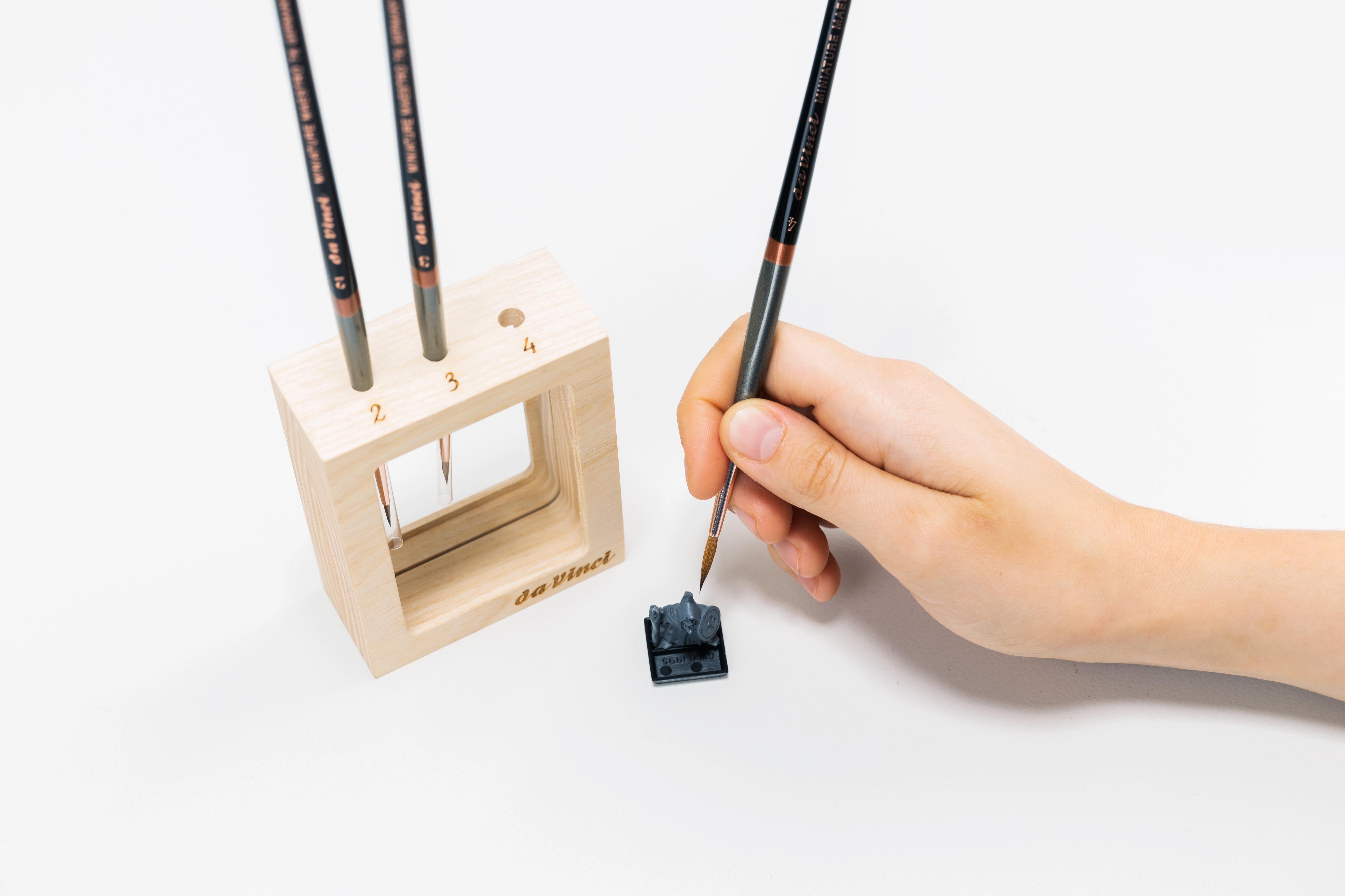 Da Vinci: Miniature Maestro Set, Serie 76 No. 2,3,4 im Holzrahmen Da Vinci: Miniature Maestro Set, Serie 76 No. 2,3,4 im Holzrahmen