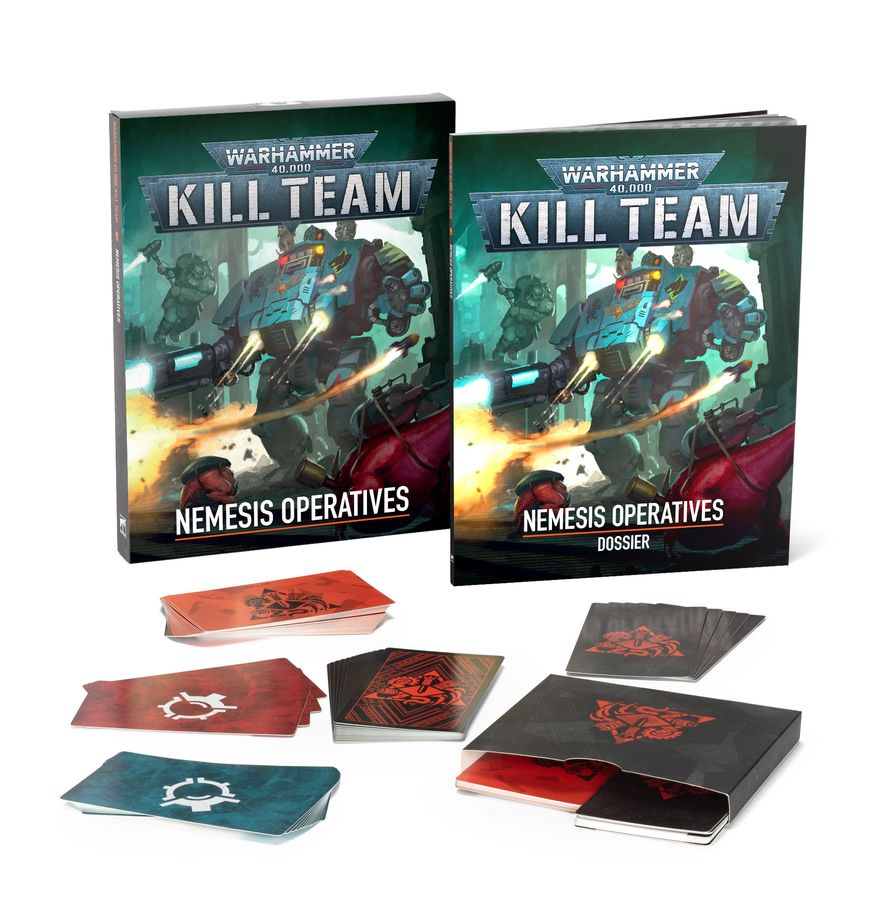 Kill Team: Nemesis Operatives engl. Wargame, Kill Team, Nemesis Operatives, Dossier, Card game