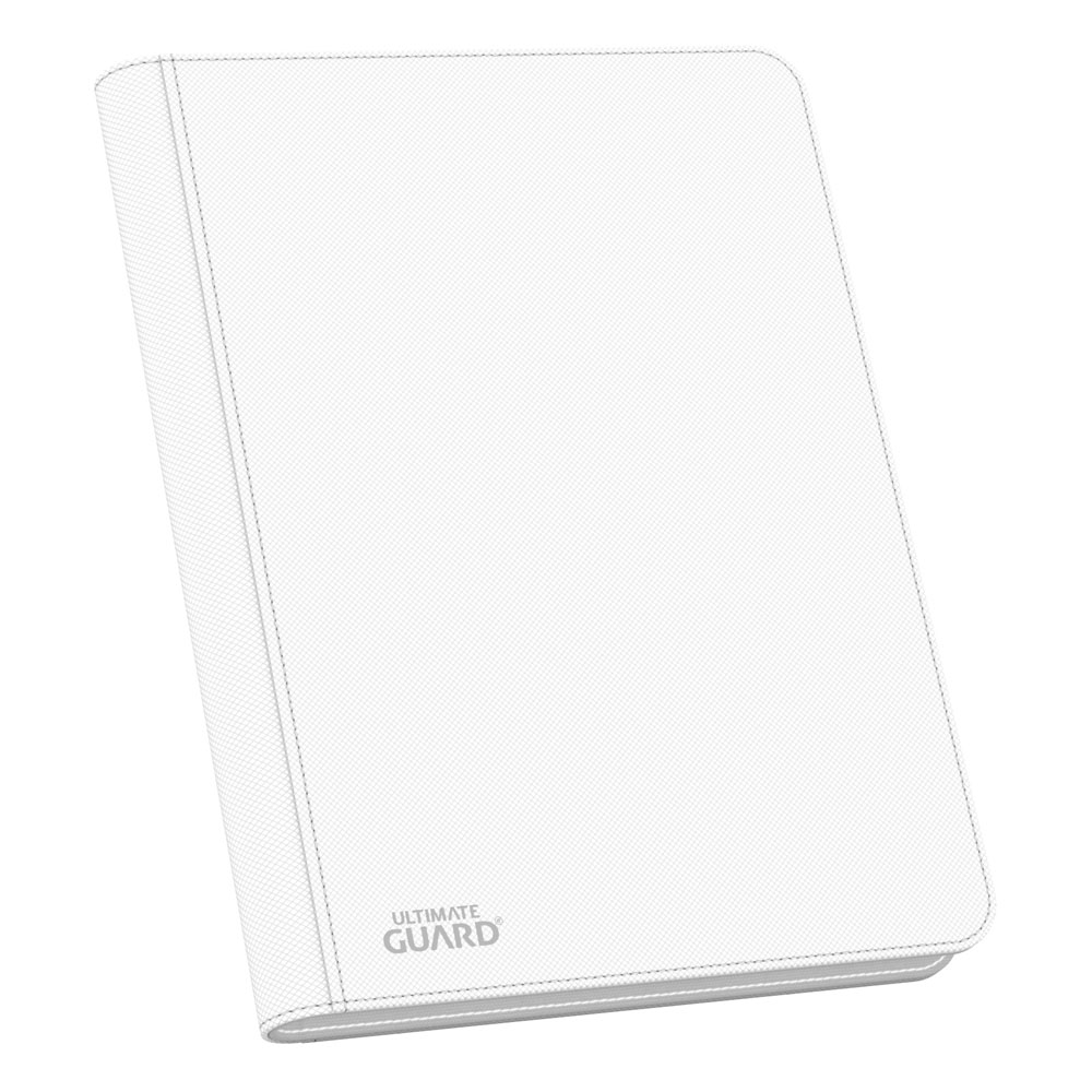 Ultimate Guard: Zipfolio Xenoskin 18-Pocket weiß Notizbuch, Executive, Lederoptik, Weiße Hülle, Gehäuse