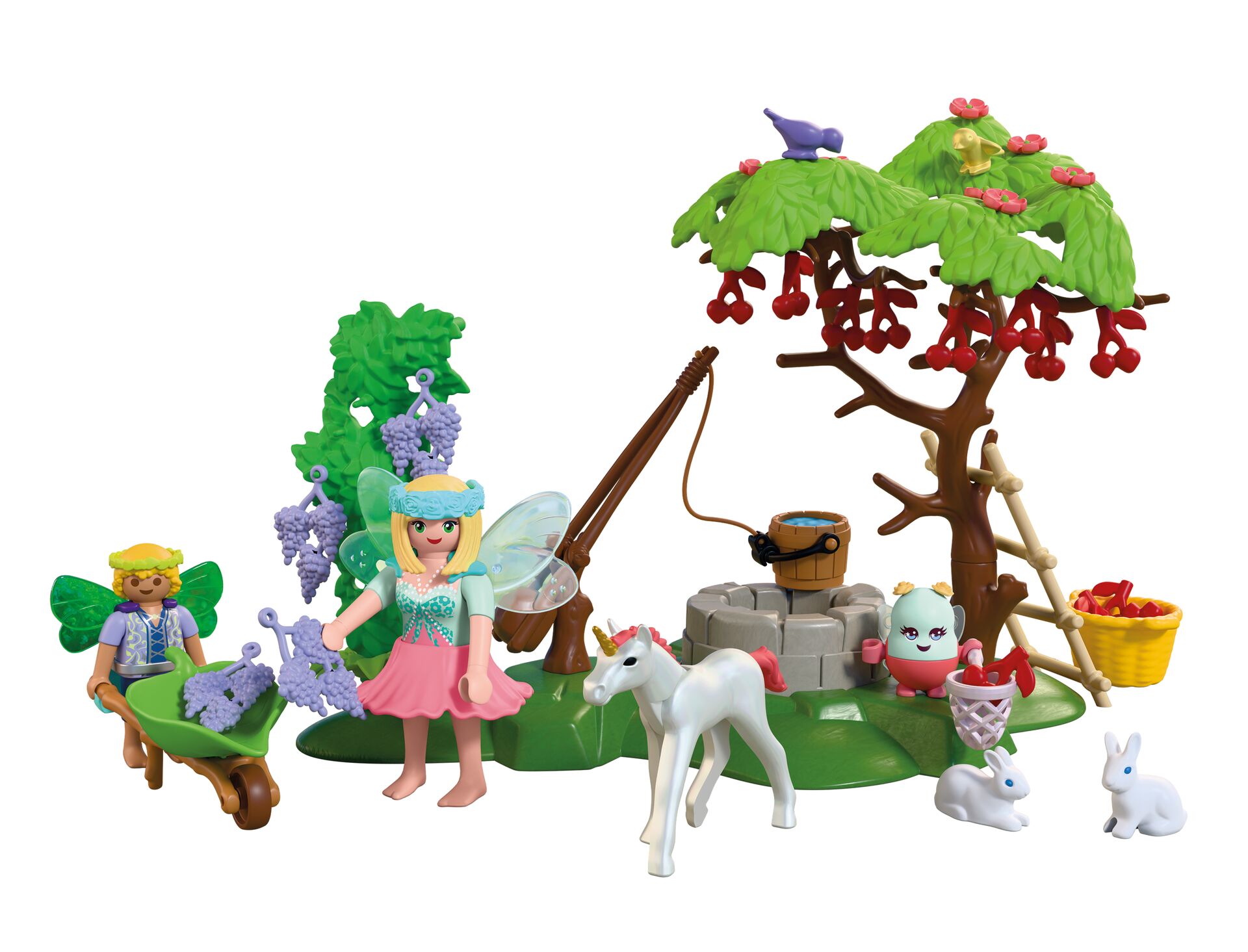 Playmobil: Fantasy & Magic - Feengarten mit Einhornfohlen Playmobil, Feenfigur, Fantasy, Gartenarbeit, Pferd