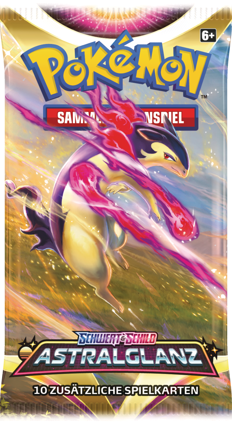 Pokémon CCG dt.: Schwert & Schild 10 - Astralglanz Boosterpack Pokémon CCG dt.: Schwert & Schild 10 - Astralglanz Boosterpack
