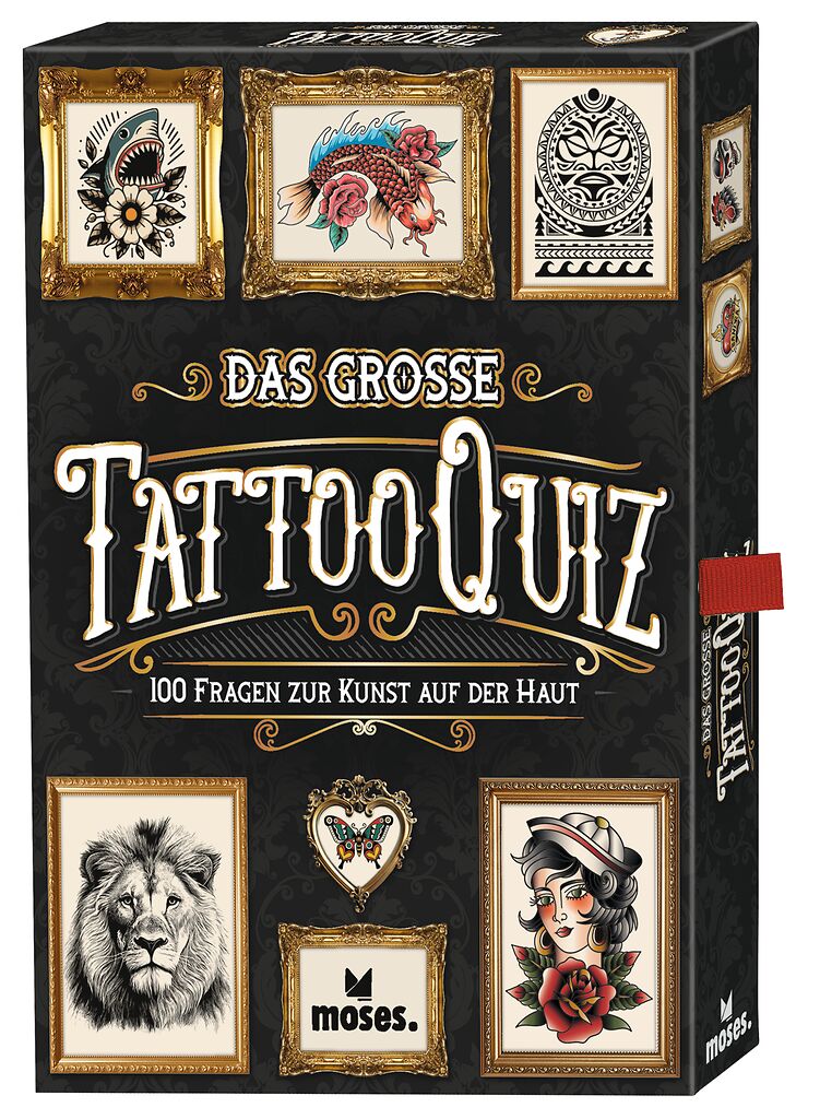 Das Grosse Tattoo Quiz karte, spiel, tattoo, kunst, box