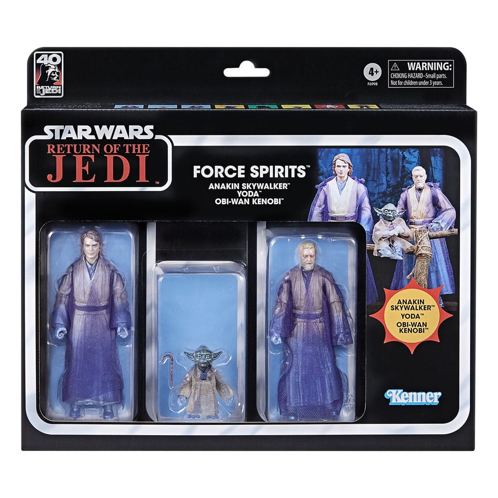 Star Wars AF: Black Series Force Spirits 3er Set Anakin Skywalker/Yoda/Obi-Wan Kenobi 15cm Erwachsener, Braut, Weiblich, Person, Frau