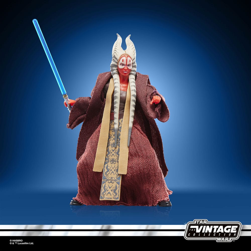 Star Wars AF: Vintage Collection - Shaak Ti 10cm action figure, Star Wars, figurine, robe, lightsaber