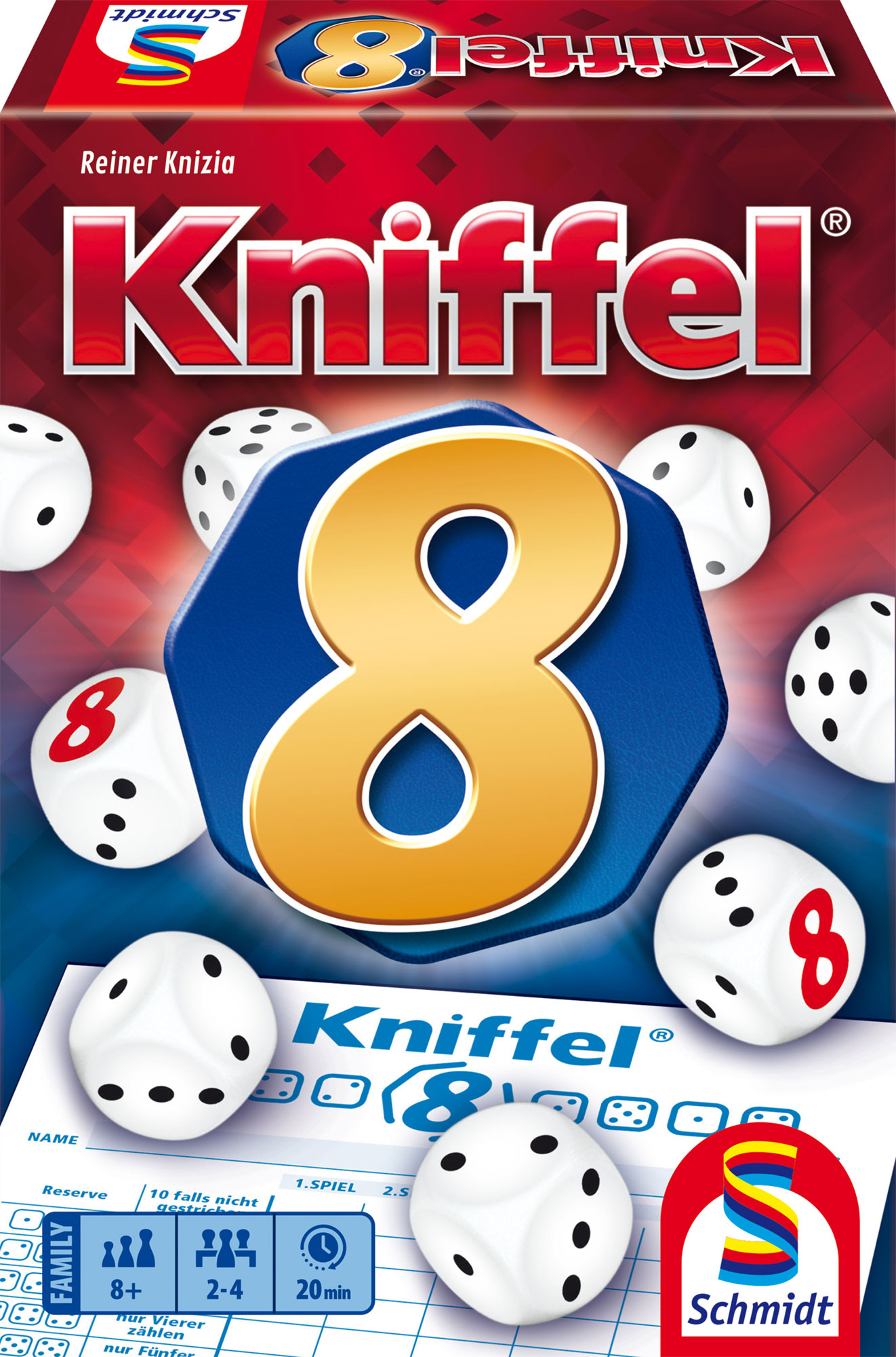 Kniffel 8 würfel, brelos, acht, kniffel, kartenspiel